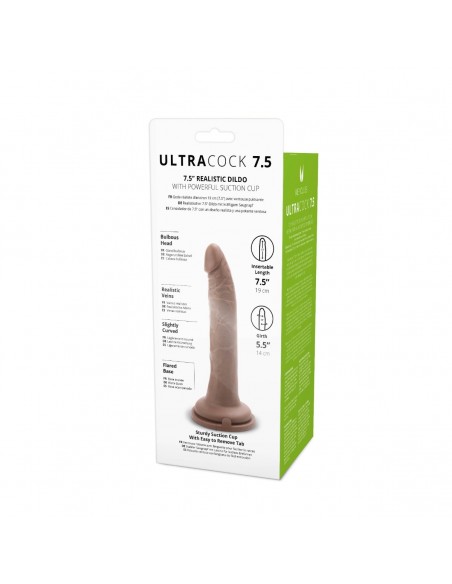 Me You Us Silicone Ultra Cock Caramel 7.5