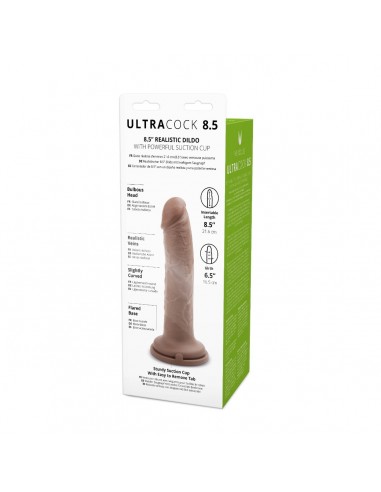 Me You Us Silicone Ultra Cock Caramel 8.5