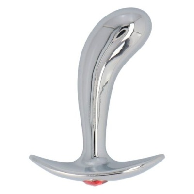Korek analny Wacky Sailor srebrny 7,9 cm - 1 2