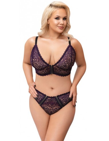 Bra Set purple XL