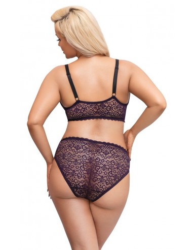 Bra Set purple XL