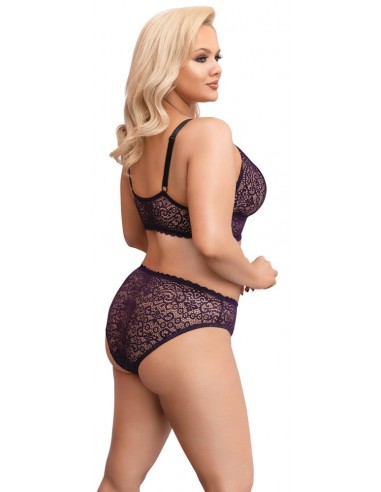 Bra Set purple XL
