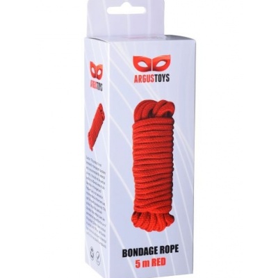 Red Bondage Rope 5m - 1 2