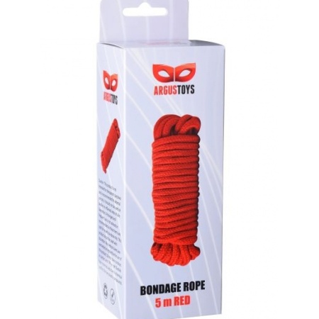Red Bondage Rope 5m - 2
