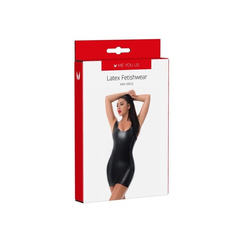 Me You Us Latex Mini Dress - 2