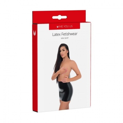 Me You Us Latex Mini Skirt - 1 2