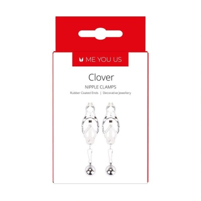 Me You Us Clover Nipple Clamp Silver - 1 2