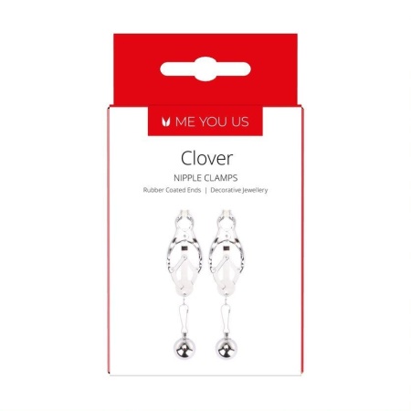 Me You Us Clover Nipple Clamp Silver - 2