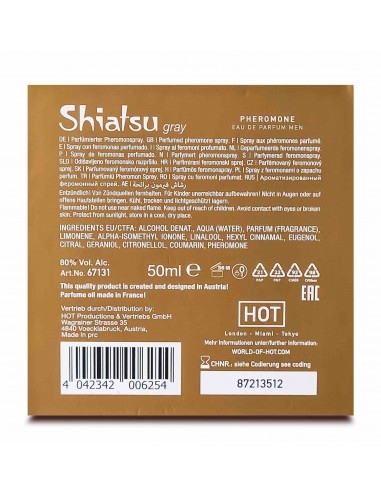 SHIATSU Pheromon Fragrance man grey 50 ml