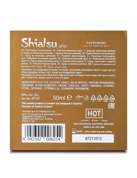 SHIATSU Pheromon Fragrance man grey 50 ml