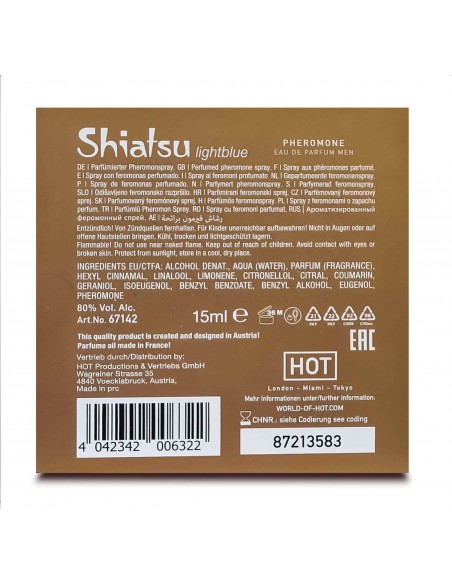 SHIATSU Pheromon Fragrance man lightblue  15 ml
