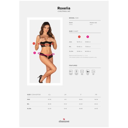 Roxelia komplet 2-częściowy otwarty - 7