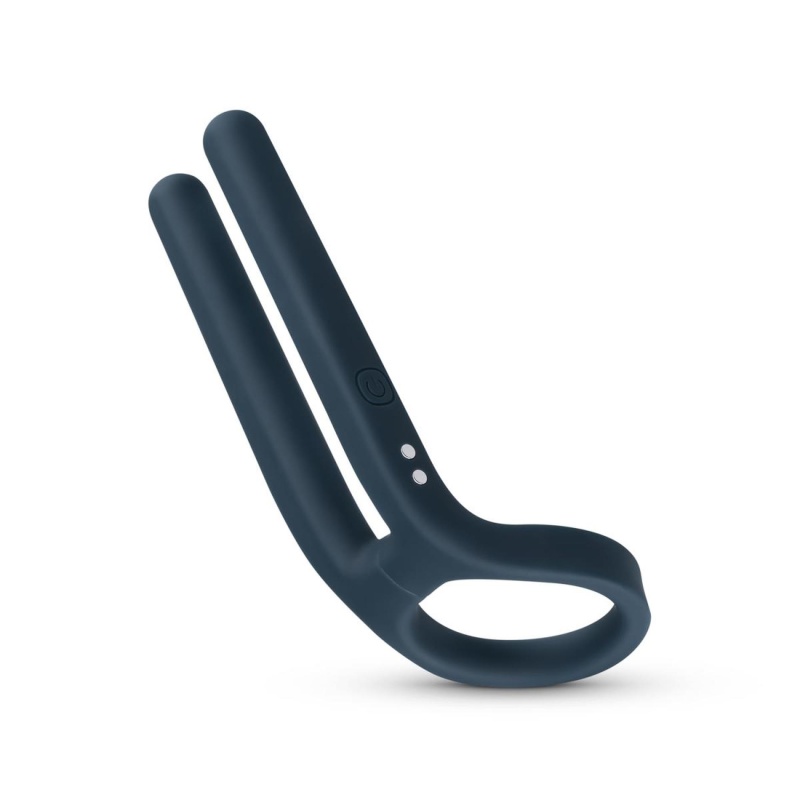 Boners Cockring & Ball Stimulator - Blue - 1