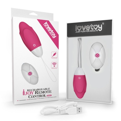 Jajeczko wibrujące IJOY z pilotem i ładowaniem USB 8,8 cm - 1 2
