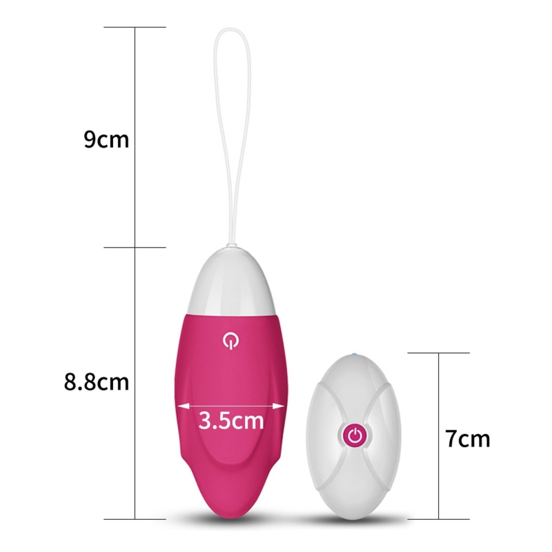 Jajeczko wibrujące IJOY z pilotem i ładowaniem USB 8,8 cm - 6