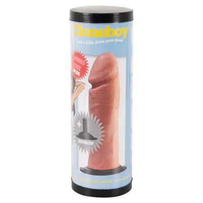 Zestaw do odlewania penisa Suction pink – silikonowa replika z przyssawką suwakową, do 20 cm długości i 4 cm średnicy - 1