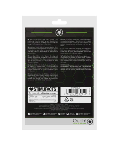 2 pcs Cock Ring Set - Glow in the Dark - Neon Green