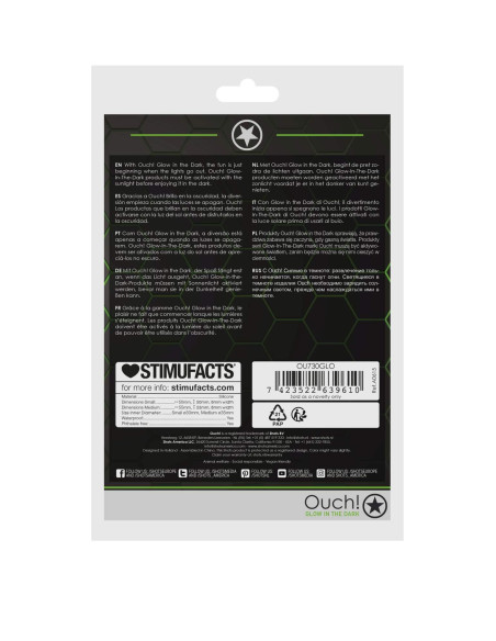 2 pcs Cock Ring Set - Glow in the Dark - Neon Green