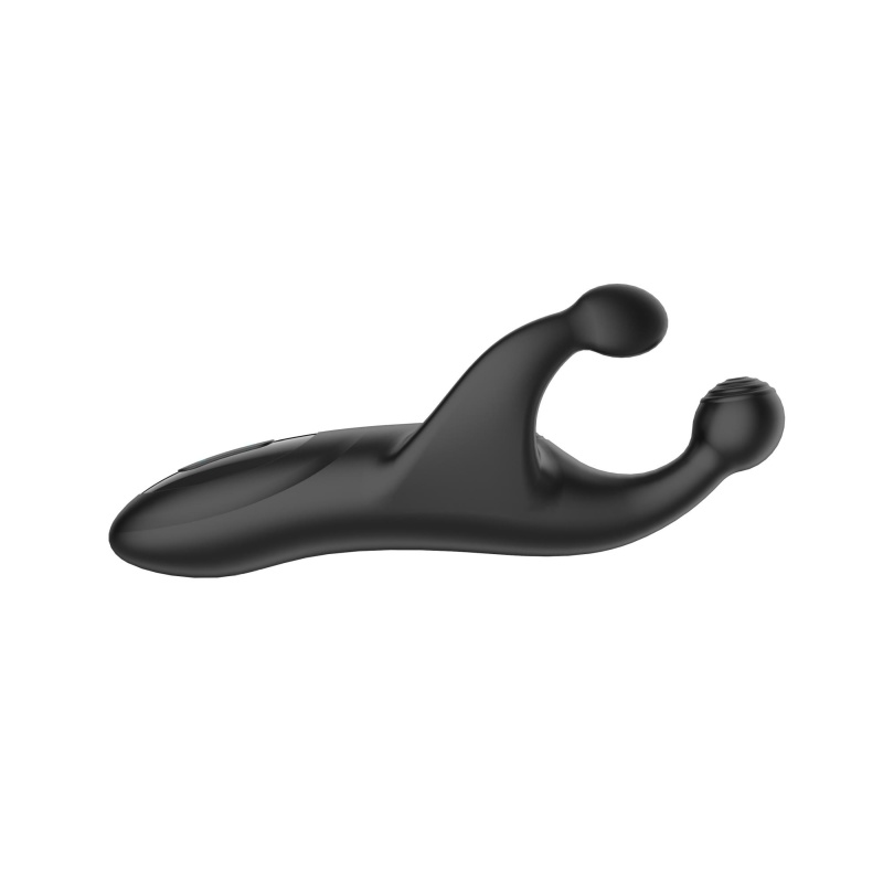 Stimulator penisa Tapping & Vibrating - trójstronna, otwarta konstrukcja wymiarowo dopasowana do obwodu i długości, silikon medy - 8