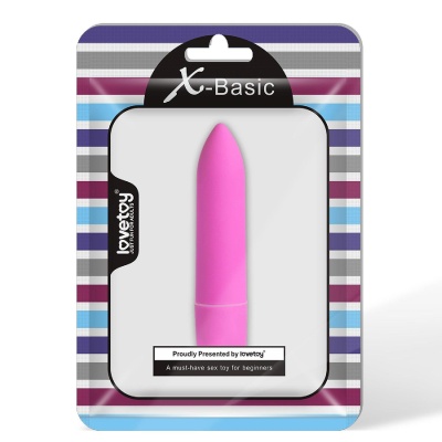 Wibrator punktowy X-Basic Bullet Long 9 cm 10 prędkości Różowy - 1 2