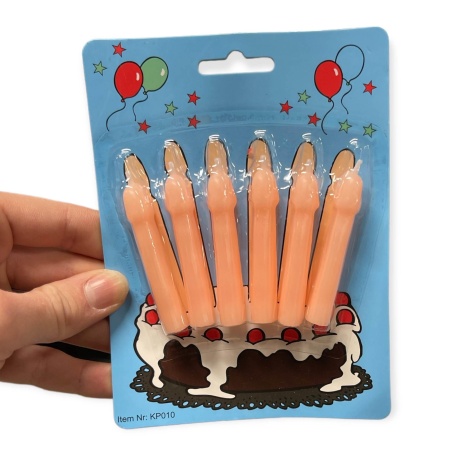 Świeczki Party Penis Candles 6 szt. na wieczór panieński - 2