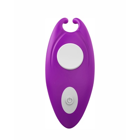 Wibrator Catcher Purple - stymulator łechtaczki z magnetycznym klipem do bielizny i podwójnym silnikiem, 10,2 cm - 1