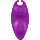 Wibrator Catcher Purple - stymulator łechtaczki z magnetycznym klipem do bielizny i podwójnym silnikiem, 10,2 cm - 6