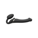 VIBRATING STRAP-ON - M - BLACK - 1