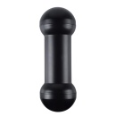 Podwójny masturbator Double Side Stroker usta i pochwa z TPE, czarno-beżowy - 9