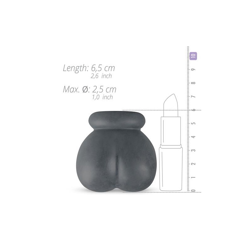 Nosze kulkowe Liquid Silicone Ball Pouch - silikon płynny, długość 6,5 cm, średnica wewnętrzna 2 cm - 5