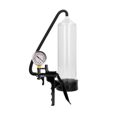 Elite Beginner Pump With PSI Gauge - Transparent - 1 2