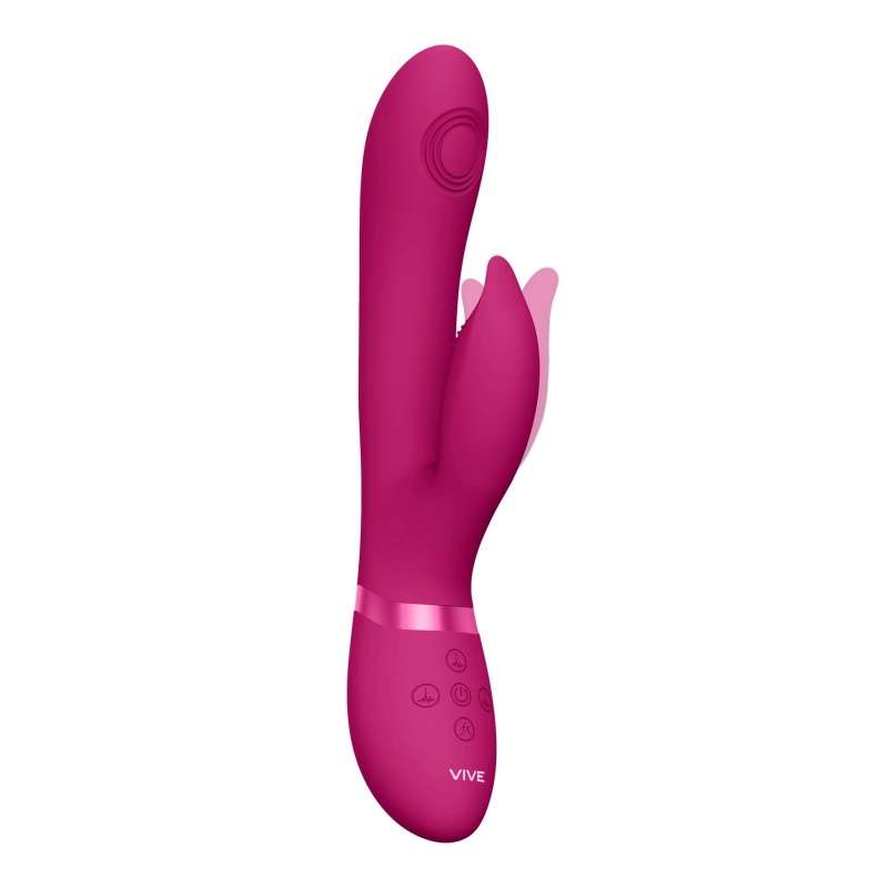 Wibrator króliczek Aimi - Pulse Wave & Vibrating G-Spot Rabbit, 3 silniki NG F1, punkt G i łechtaczka, 22,3 cm - 4