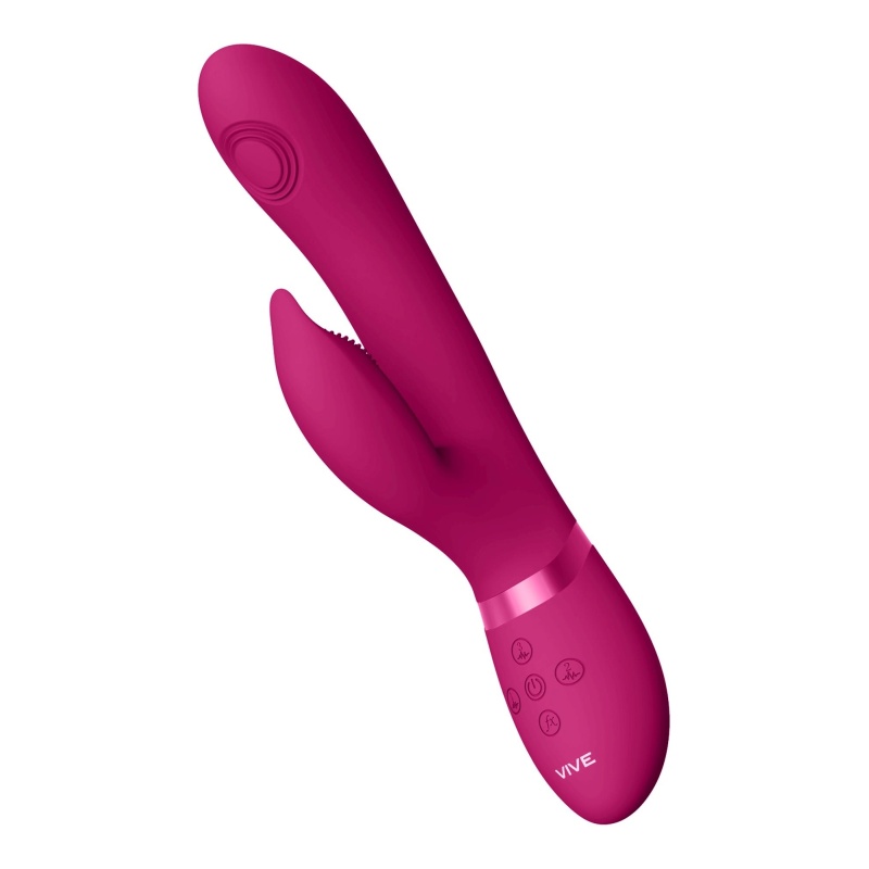 Wibrator króliczek Aimi - Pulse Wave & Vibrating G-Spot Rabbit, 3 silniki NG F1, punkt G i łechtaczka, 22,3 cm - 7