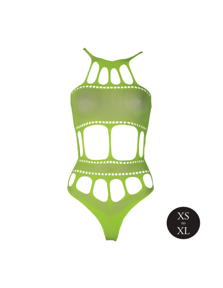 Body with Grecian Neckline - Neon Green - XS/XL