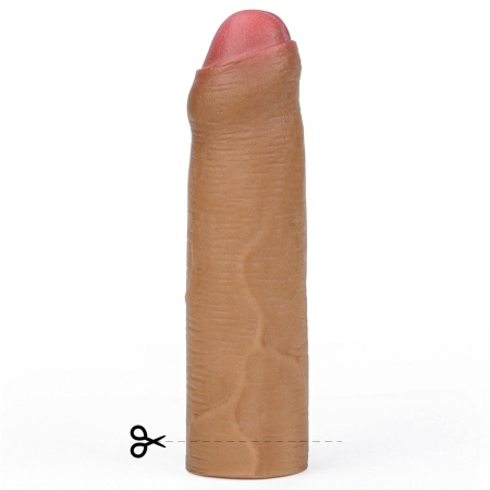 Nakładka na penisa Add 1 Nature 16,5 cm Platinum Silicone - 2