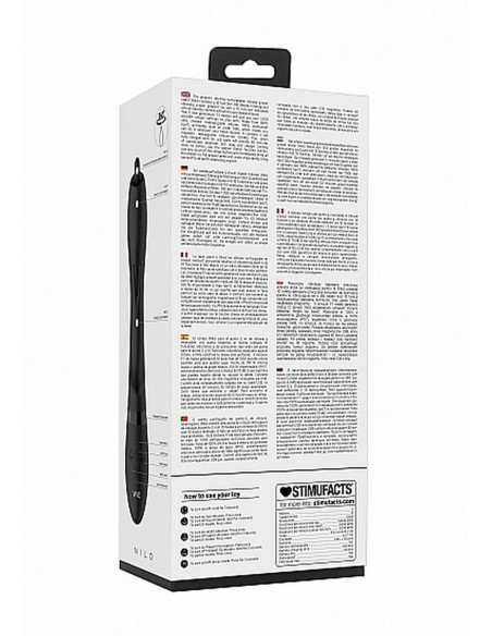 Nilo - Pinpoint Rotating G-spot Rabbit - Black