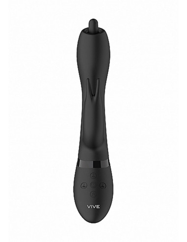Nilo - Pinpoint Rotating G-spot Rabbit - Black