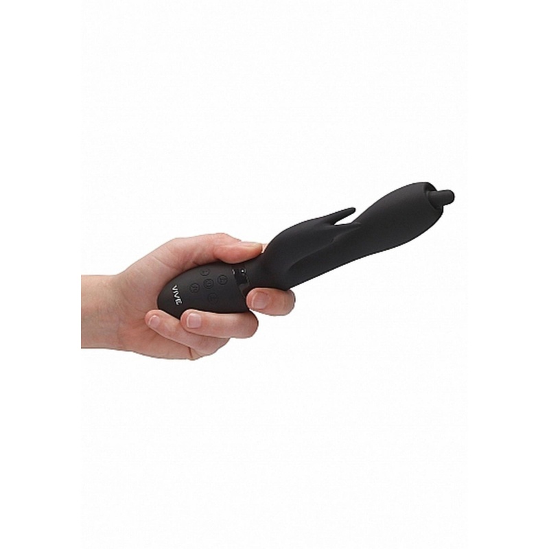 Wibrator królik Nilo - obrotowa końcówka G-spot 360°, 3 silniki, długość wprowadzana 12 cm - 9