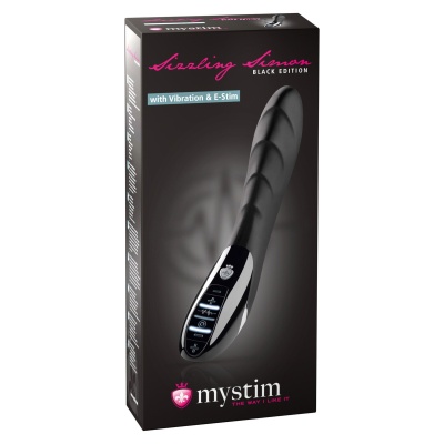Wibrator Sizzling Simon z elektrostymulacją i wibracjami – 24 cm - 1 2
