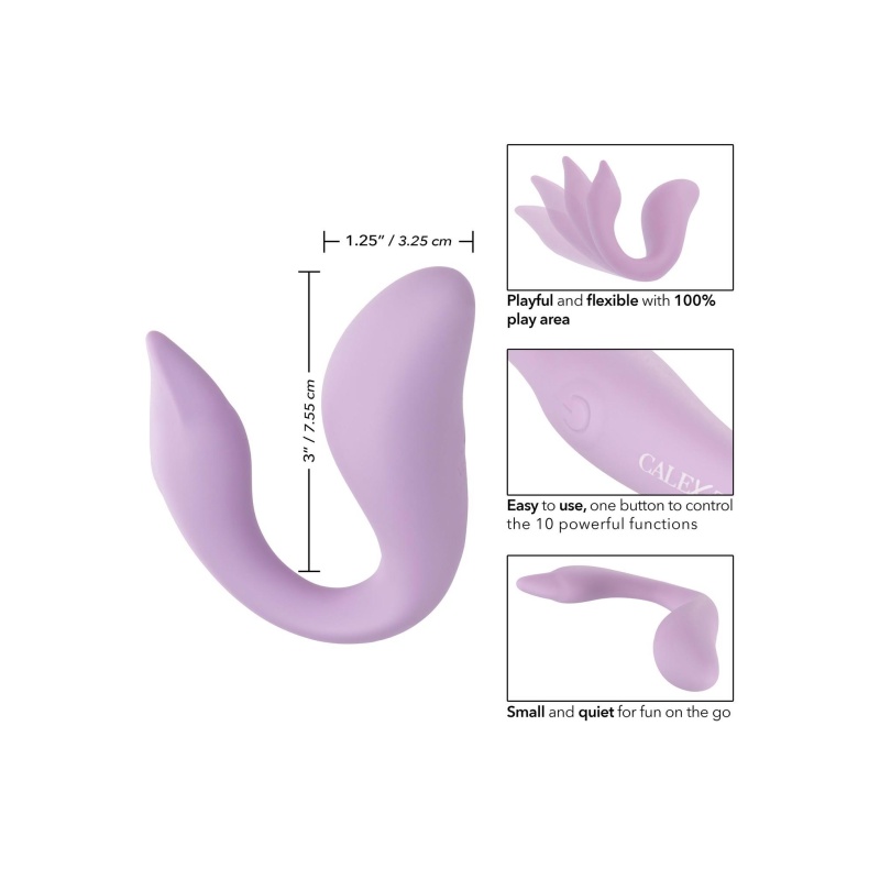 Wibrator łechtaczkowy FlexMe elastyczny o długości 21,6 cm - 3