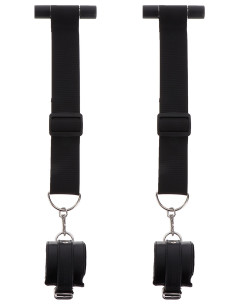 Door Bars and Wrist Cuffs Black