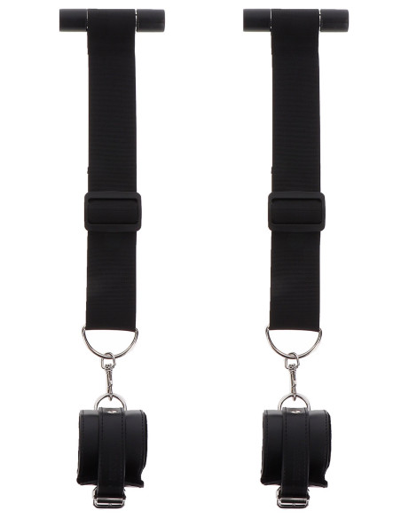 Door Bars and Wrist Cuffs Black