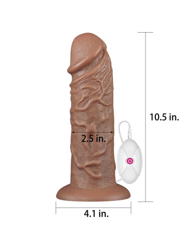 10.5'' Realistic Chubby Vibrating Dildo