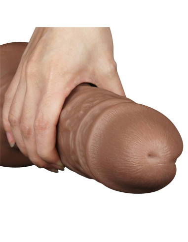 10.5'' Realistic Chubby Vibrating Dildo