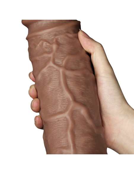 10.5'' Realistic Chubby Vibrating Dildo