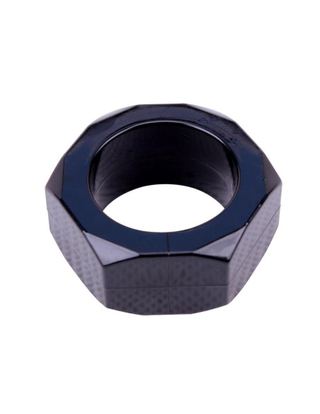 Nust Bolts Cock Ring-Black