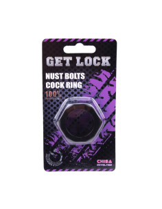 Nust Bolts Cock Ring-Black 2