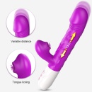 Wibrator SiliconeTongue - silikon medyczny, 10 funkcji, ruch posuwisto-zwrotny i ogrzewanie - 7