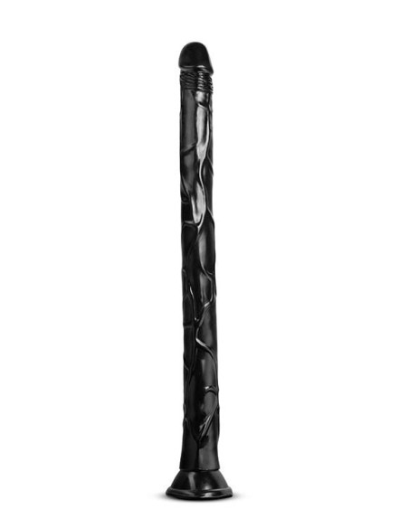 JET BLACK MAMBA 19INCH LONG DILDO BLACK