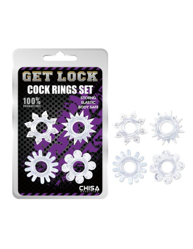 Cock Rings Set-Clear